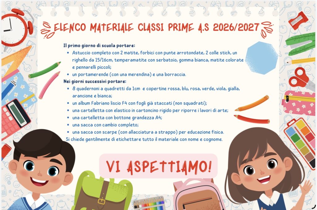 Materiale classi prime 